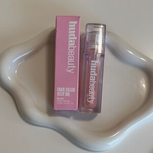 HUDA BEAUTY Faux Filler Jelly Oil Lip Oil - Juicy Pink Lady
